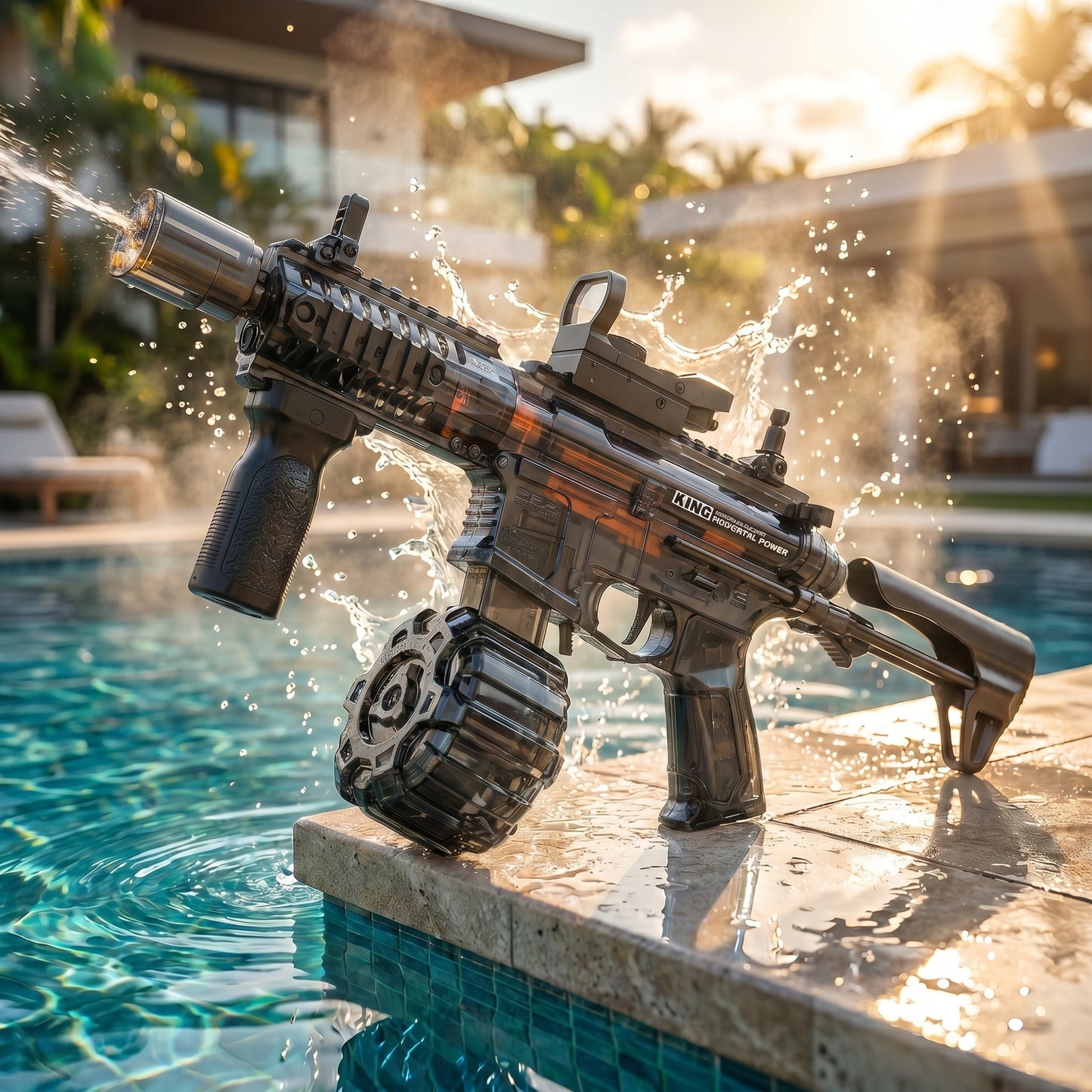 KING ARP9-La pistola de agua más PRO del verano