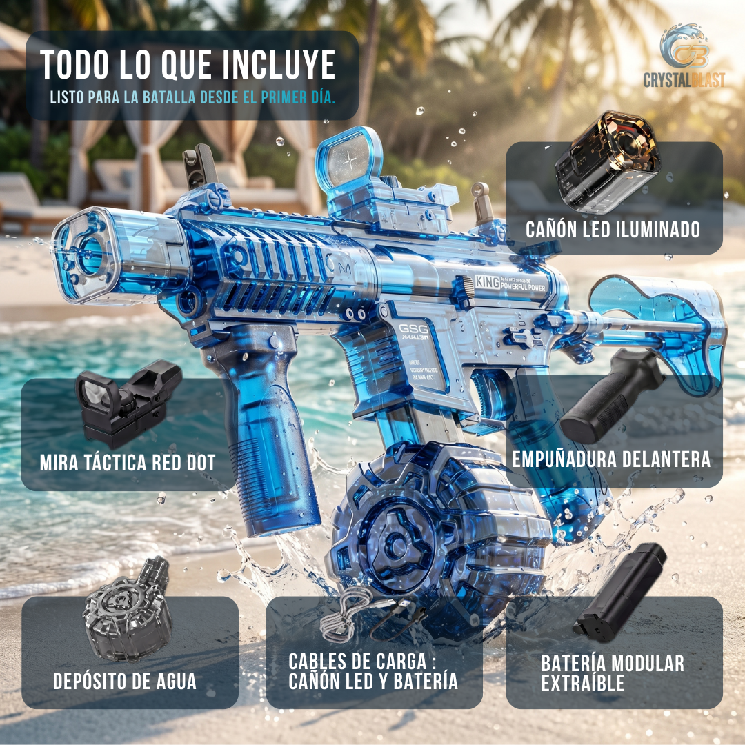 KING ARP9-La pistola de agua más PRO del verano